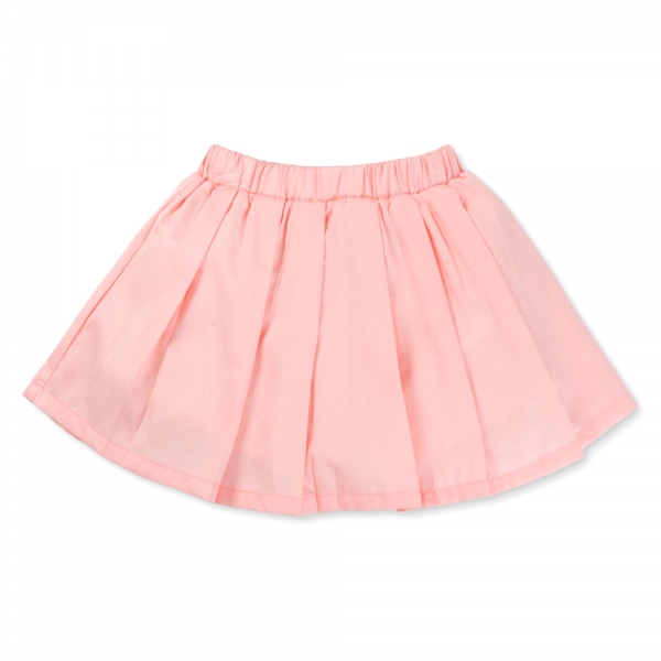 Bộ bé gái ngắn cổ nơ Animo LU1125042 (1-6Y,Kem-hồng,TT01)