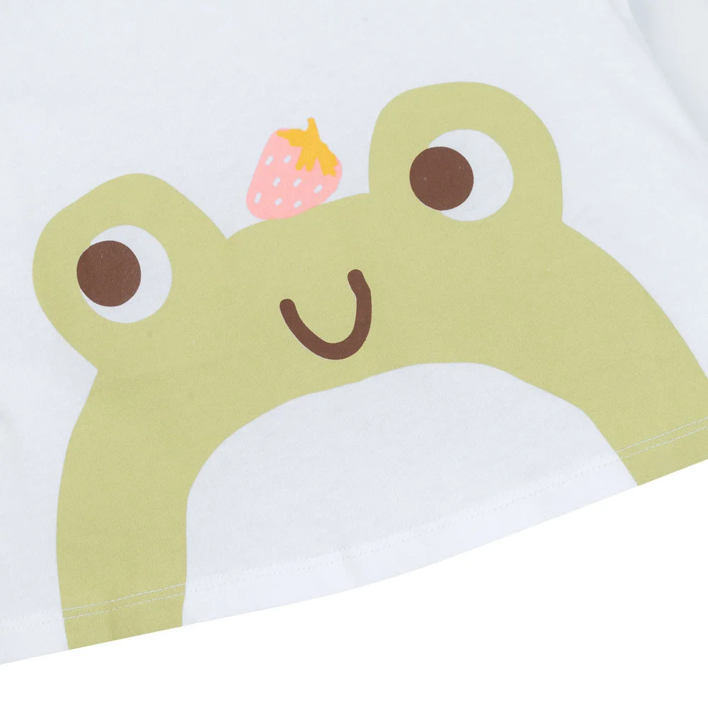 Bộ bé gái ngắn Animo Easy LU1025023 (1-4Y,Trắng-bơ,TT02)