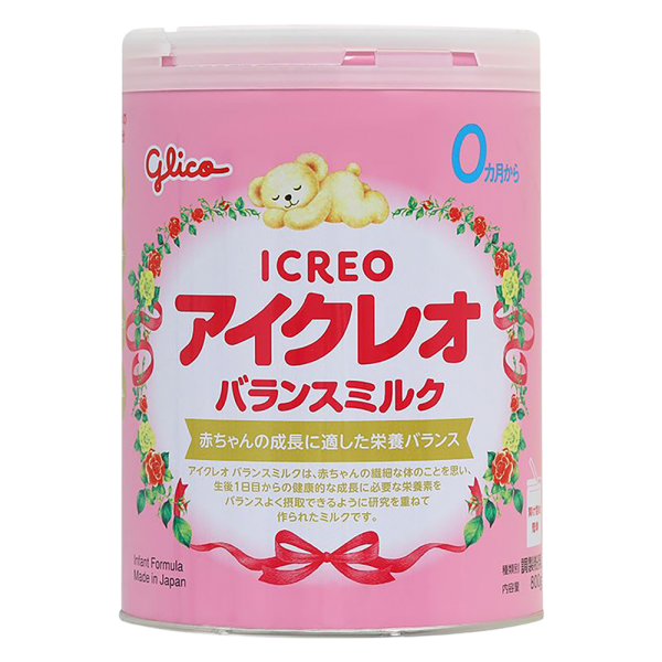 SPDD công thức Icreo Balance Milk 0M, 800g
