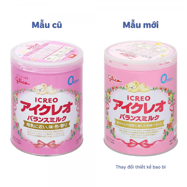 SPDD công thức Icreo Balance Milk 0M, 800g