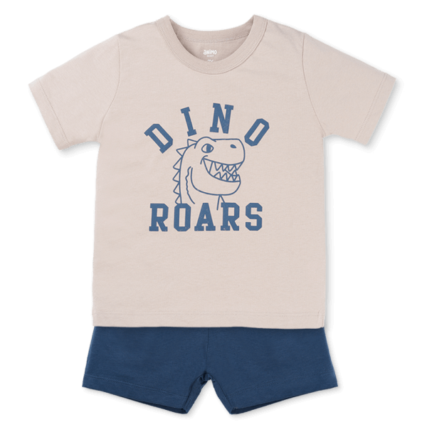 Bộ bé trai ngắn Animo Easy HN0925054 (1-4Y, Xám-dương, NN02)