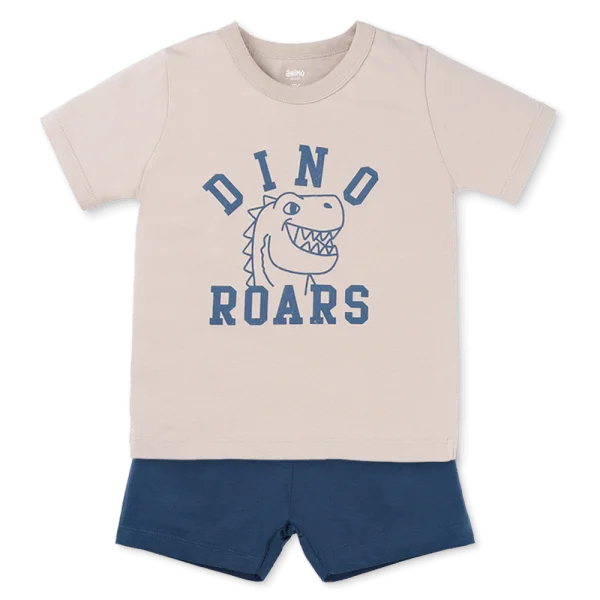 Bộ bé trai ngắn Animo Easy HN0925054 (1-4Y, Xám-dương, NN02)