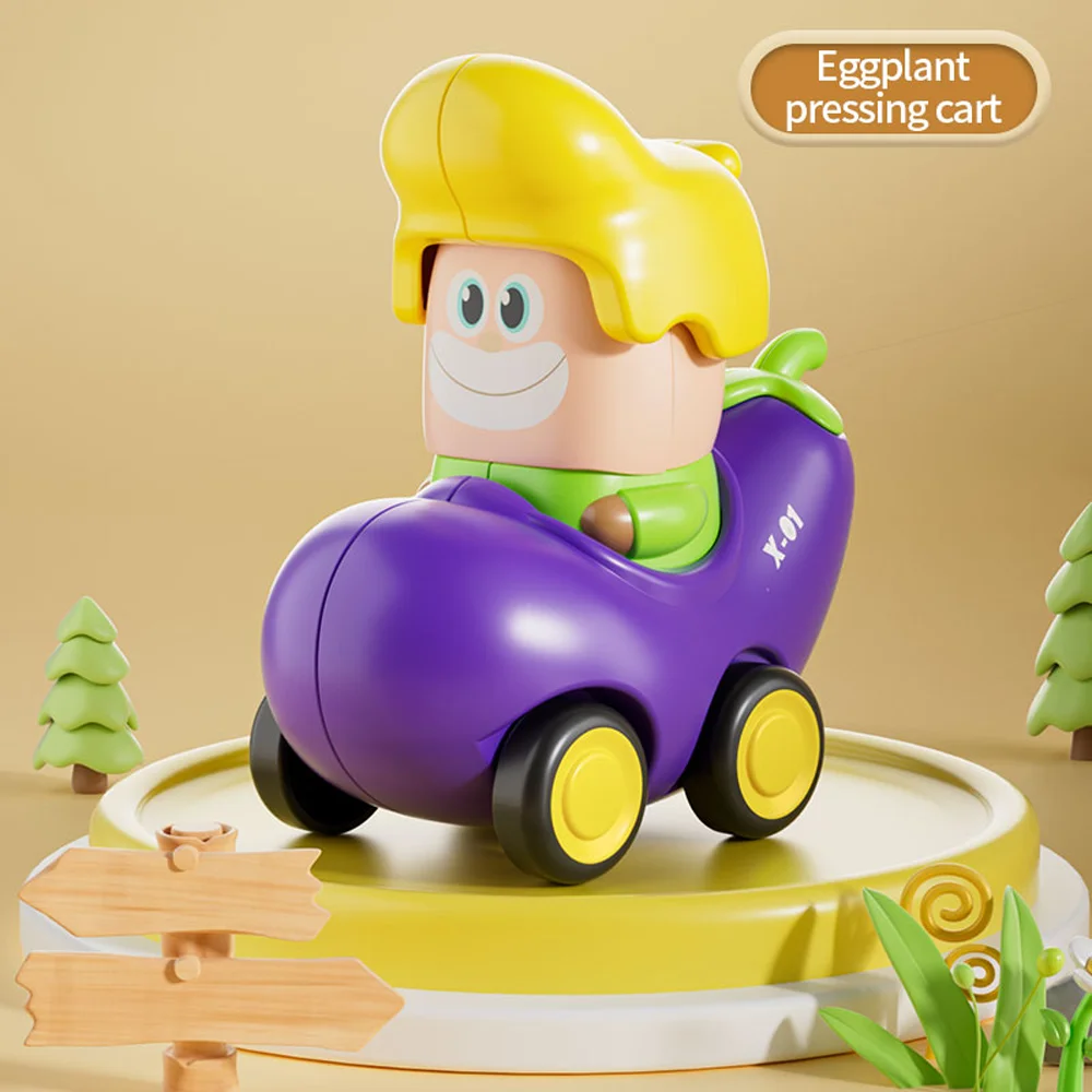 Biệt đội 2 xe chạy trớn trái cây mini vui nhộn LH16881357 C508