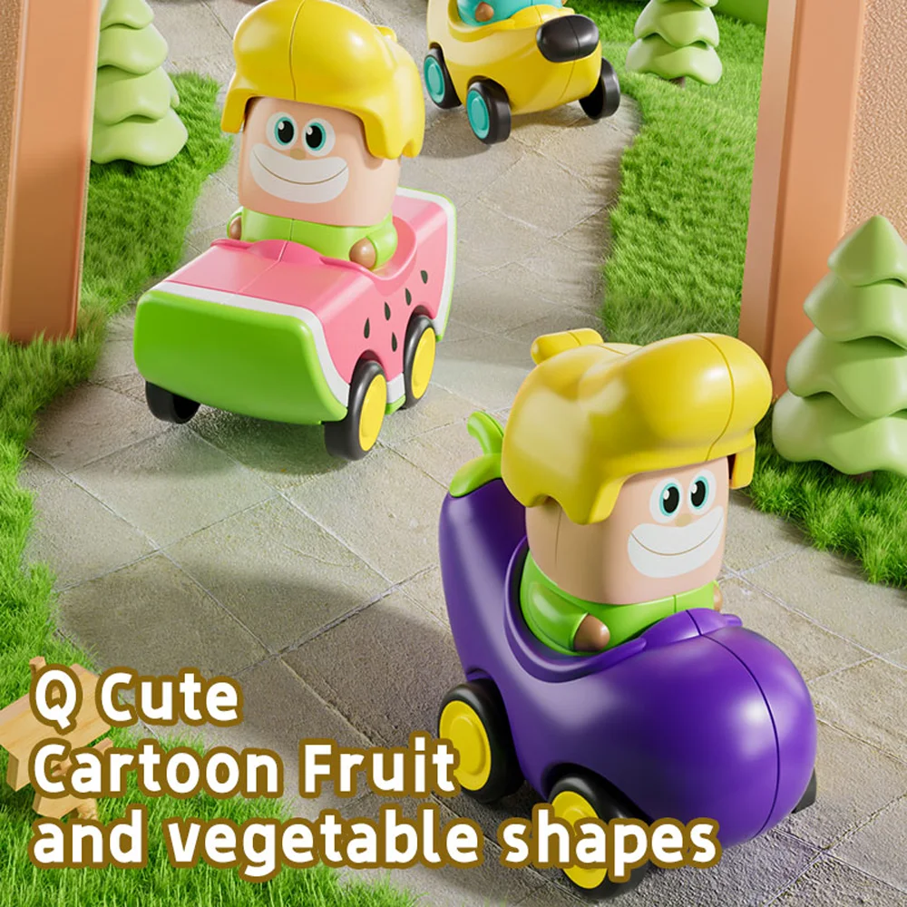 Biệt đội 2 xe chạy trớn trái cây mini vui nhộn LH16881357 C508