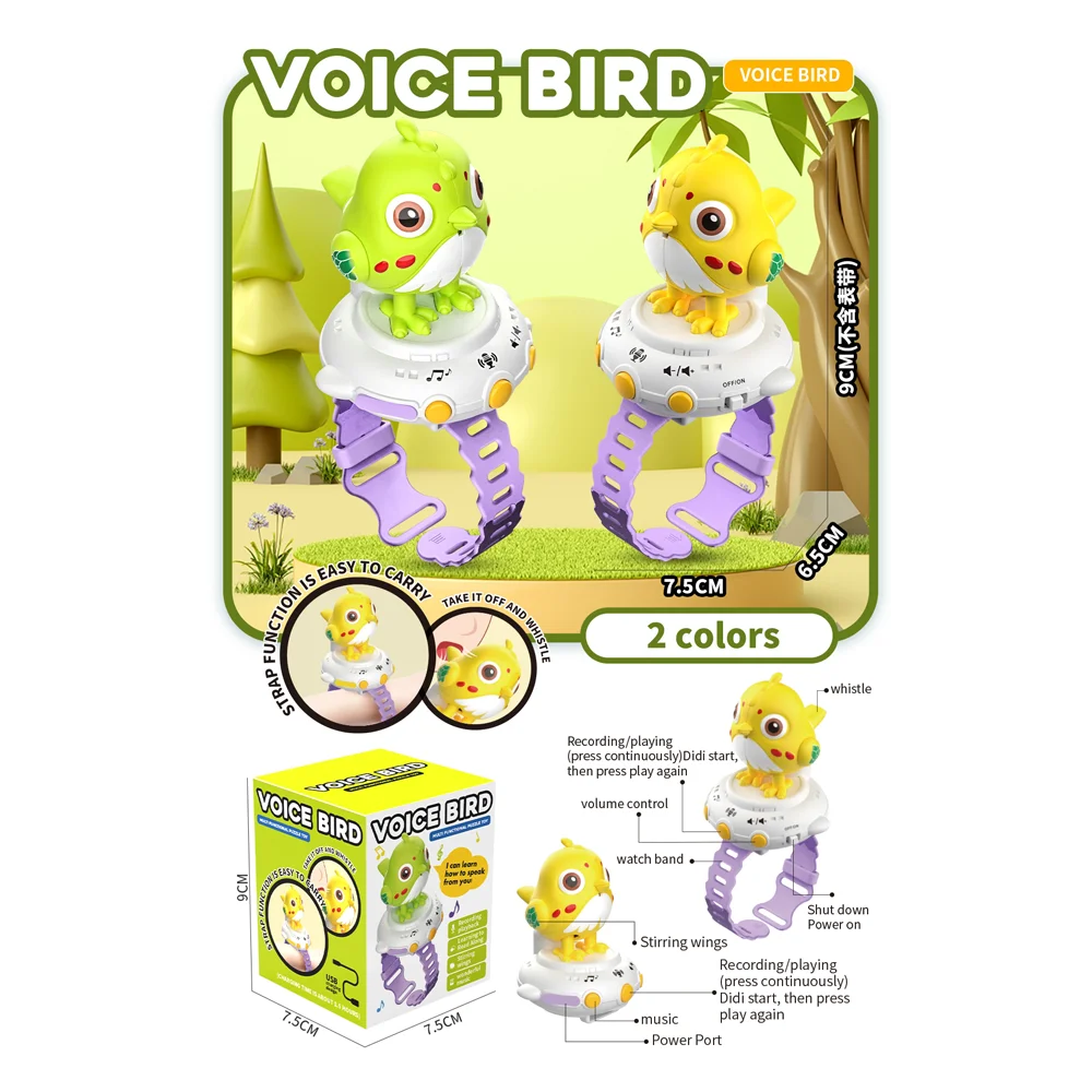 Đồng hồ chú chim vui nhộn có nhạc, biết nhại giọng thông minh LH16881331 C508