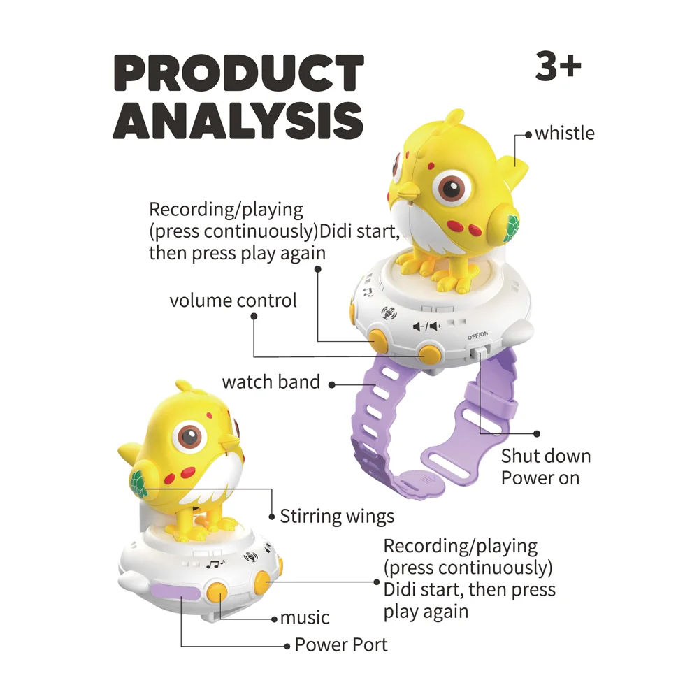 Đồng hồ chú chim vui nhộn có nhạc, biết nhại giọng thông minh LH16881331 C508