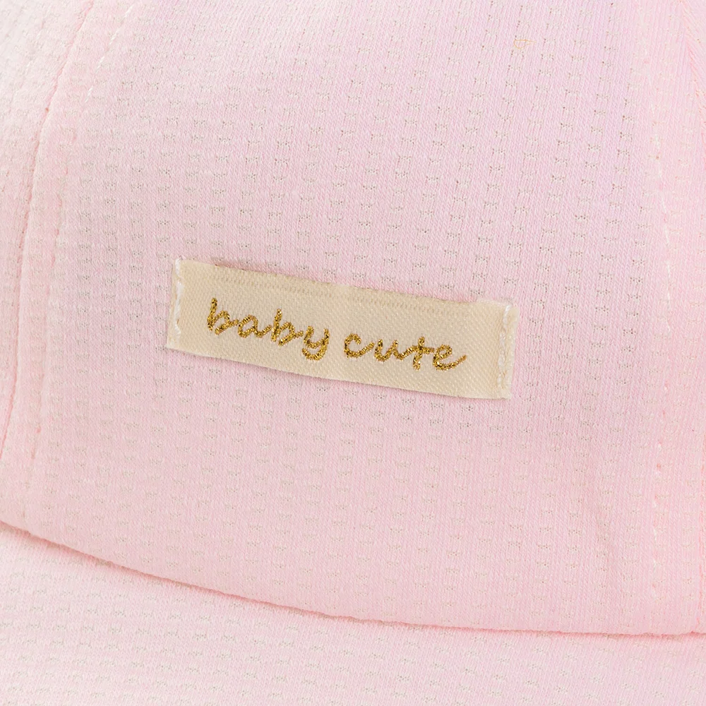 Nón bé gái lớn 3-6Y vành tròn Animo A2510_MN012 (50cm, Hồng nhạt)