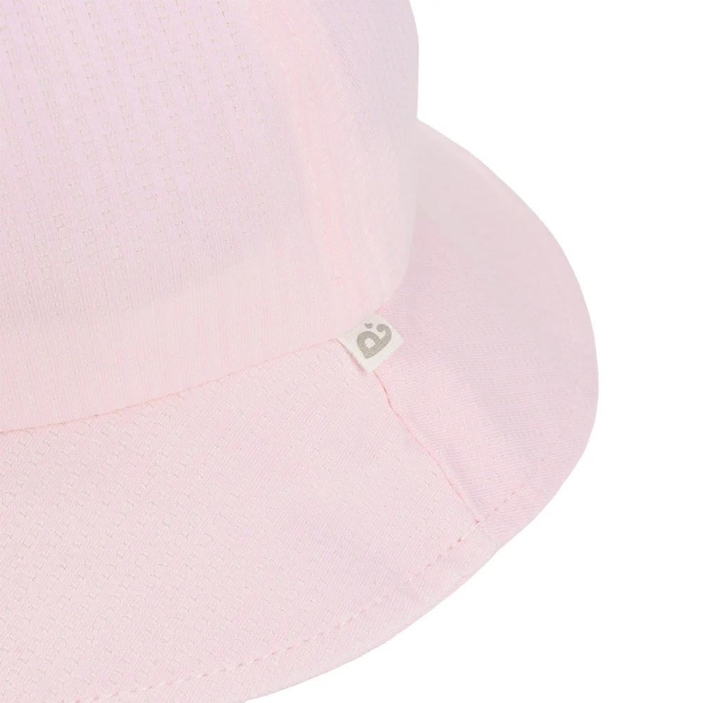 Nón bé gái lớn 3-6Y vành tròn Animo A2510_MN012 (50cm, Hồng nhạt)