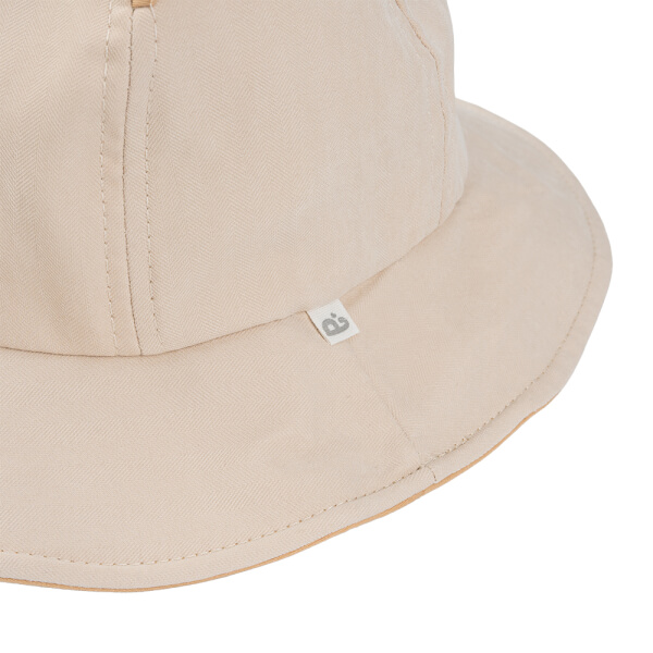 Nón bé gái lớn 3-6Y vành tròn Animo A2510_MN010 (52cm, Kem)