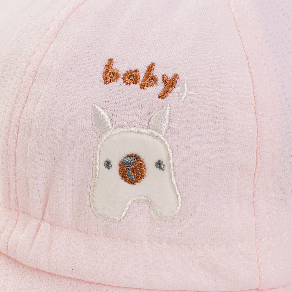 Nón bé gái lớn 3-6Y vành tròn Animo A2510_MN009 (52cm, Hồng)