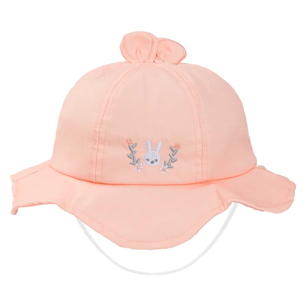 Nón bé gái lớn 3-6Y vành tròn Animo A2510_MN008 (52cm, Hồng)