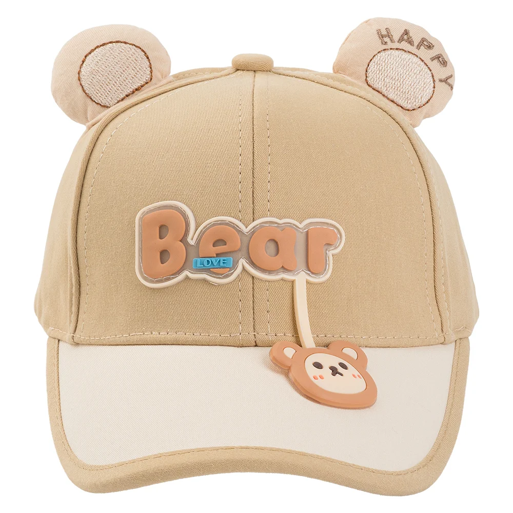 Nón bé trai lớn 3-6Y lưỡi trai Animo A2510_MN020 (52cm, Màu be)