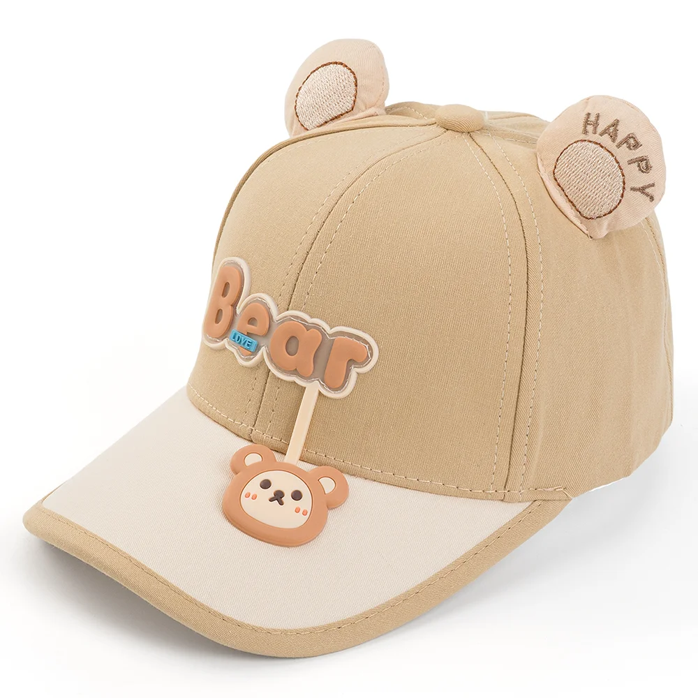 Nón bé trai lớn 3-6Y lưỡi trai Animo A2510_MN020 (52cm, Màu be)