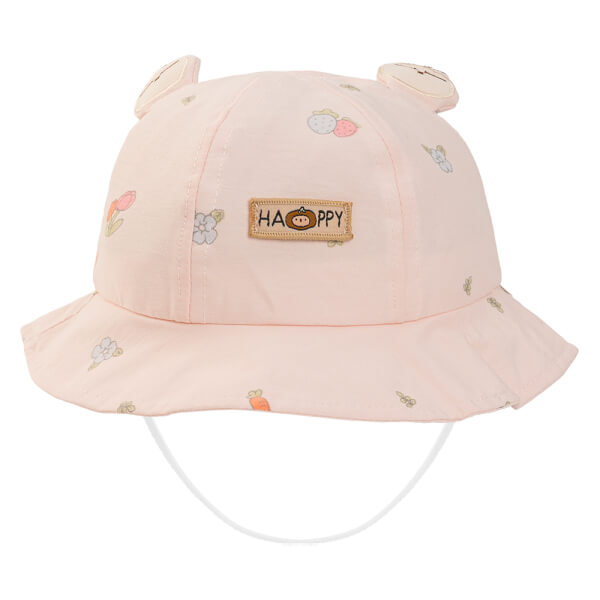 Nón vành tròn bé gái 1-3Y Animo A2510_MN005 (48cm, Hồng)