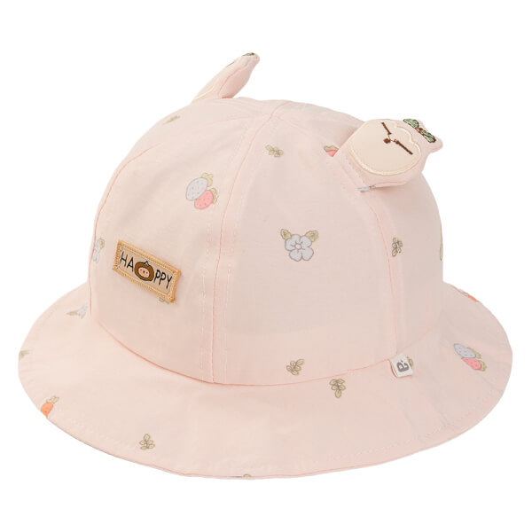 Nón vành tròn bé gái 1-3Y Animo A2510_MN005 (48cm, Hồng)