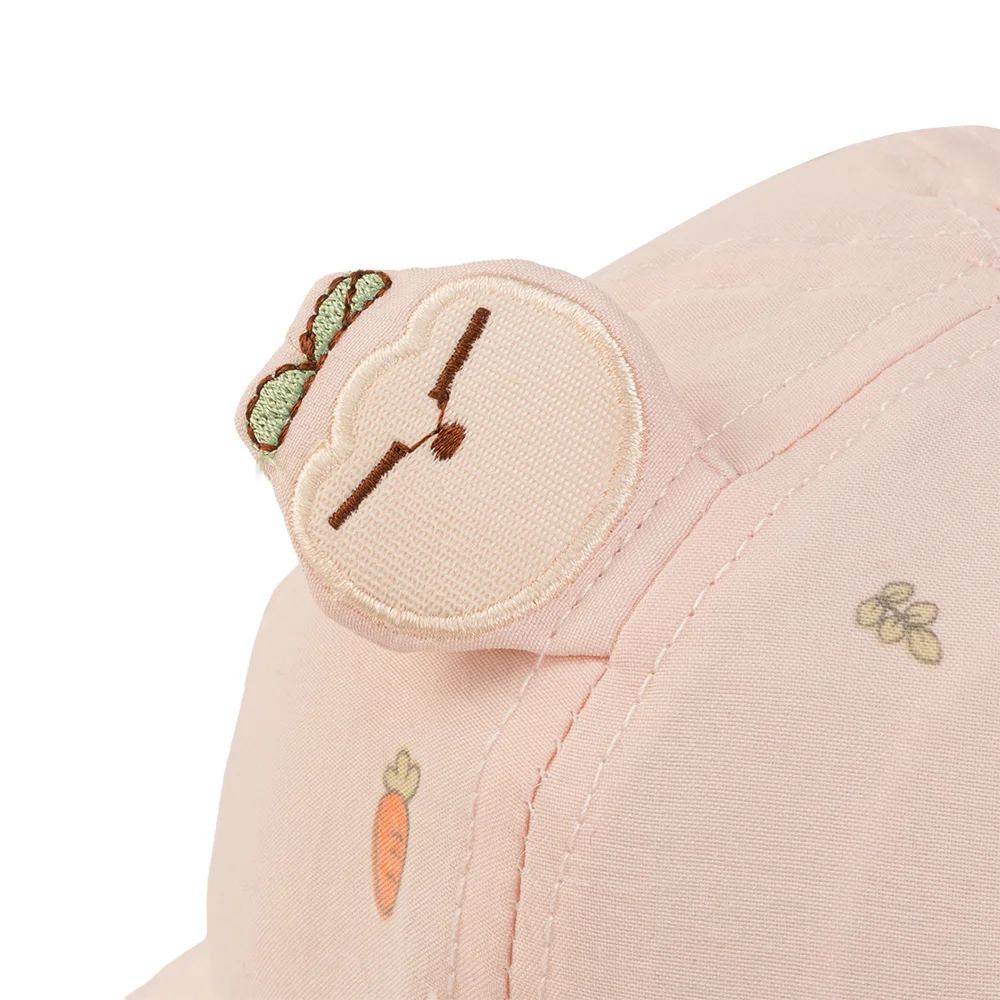 Nón vành tròn bé gái 1-3Y Animo A2510_MN005 (48cm, Hồng)