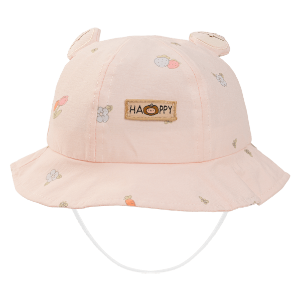 Nón vành tròn bé gái 1-3Y Animo A2510_MN005 (48cm, Hồng)