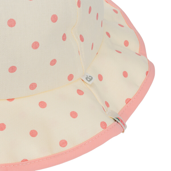 Nón vành tròn bé gái 1-3Y Animo A2510_MN004 (50cm, Kem-Hồng)