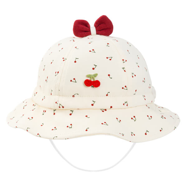 Nón vành tròn bé gái 1-3Y Animo A2510_MN002 (50cm, Kem)