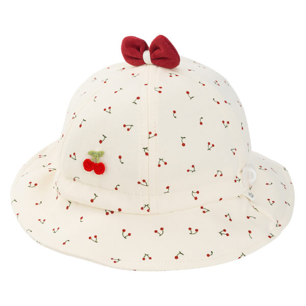 Nón vành tròn bé gái 1-3Y Animo A2510_MN002 (50cm, Kem)