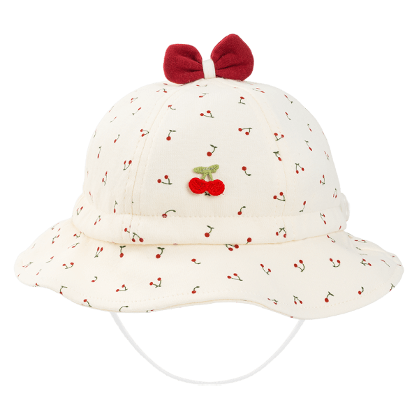 Nón vành tròn bé gái 1-3Y Animo A2510_MN002 (50cm, Kem)