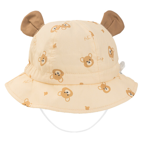 Nón vành tròn bé gái 1-3Y Animo A2510_MN001 (48cm, Kem)