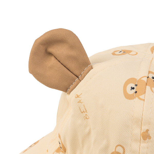 Nón vành tròn bé gái 1-3Y Animo A2510_MN001 (48cm, Kem)
