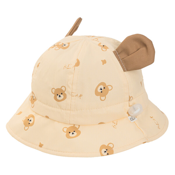 Nón vành tròn bé gái 1-3Y Animo A2510_MN001 (48cm, Kem)