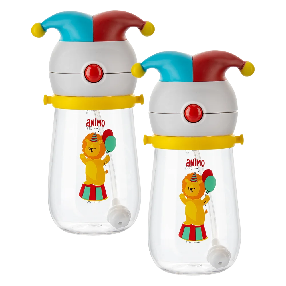 Combo 2 Bình tập uống chống sặc Animo (tritan, 350ml, RKB1033)