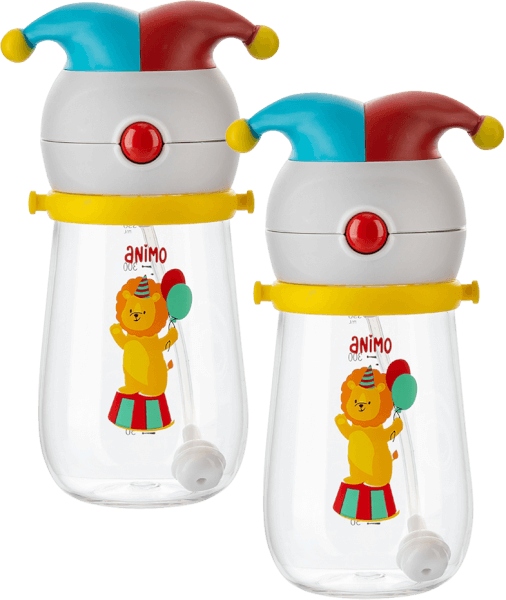 Combo 2 Bình tập uống chống sặc Animo (tritan, 350ml, RKB1033)