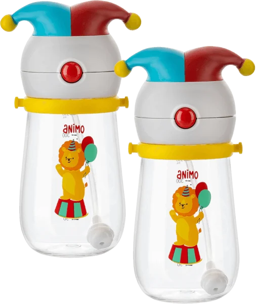 Combo 2 Bình tập uống chống sặc Animo (tritan, 350ml, RKB1033)