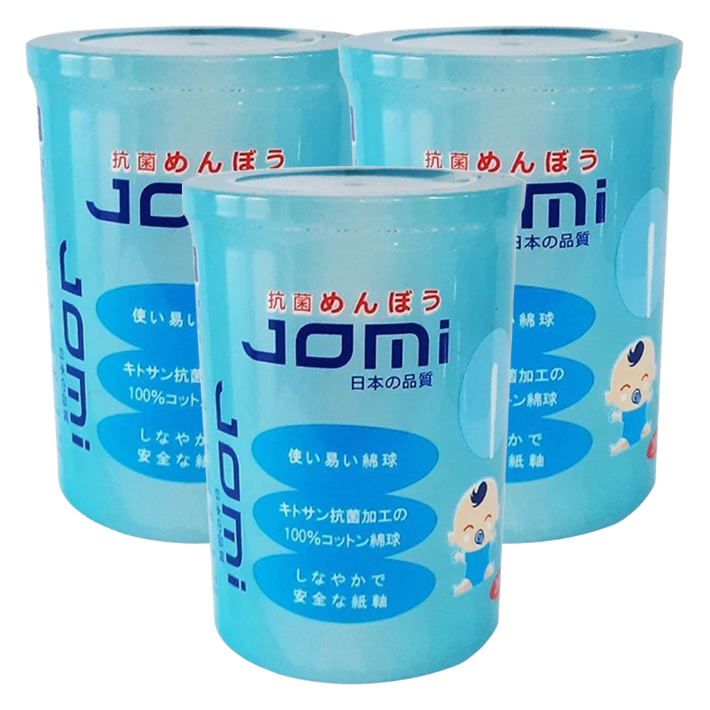 Combo 3 Tăm bông kháng khuẩn Jomi cho trẻ sơ sinh