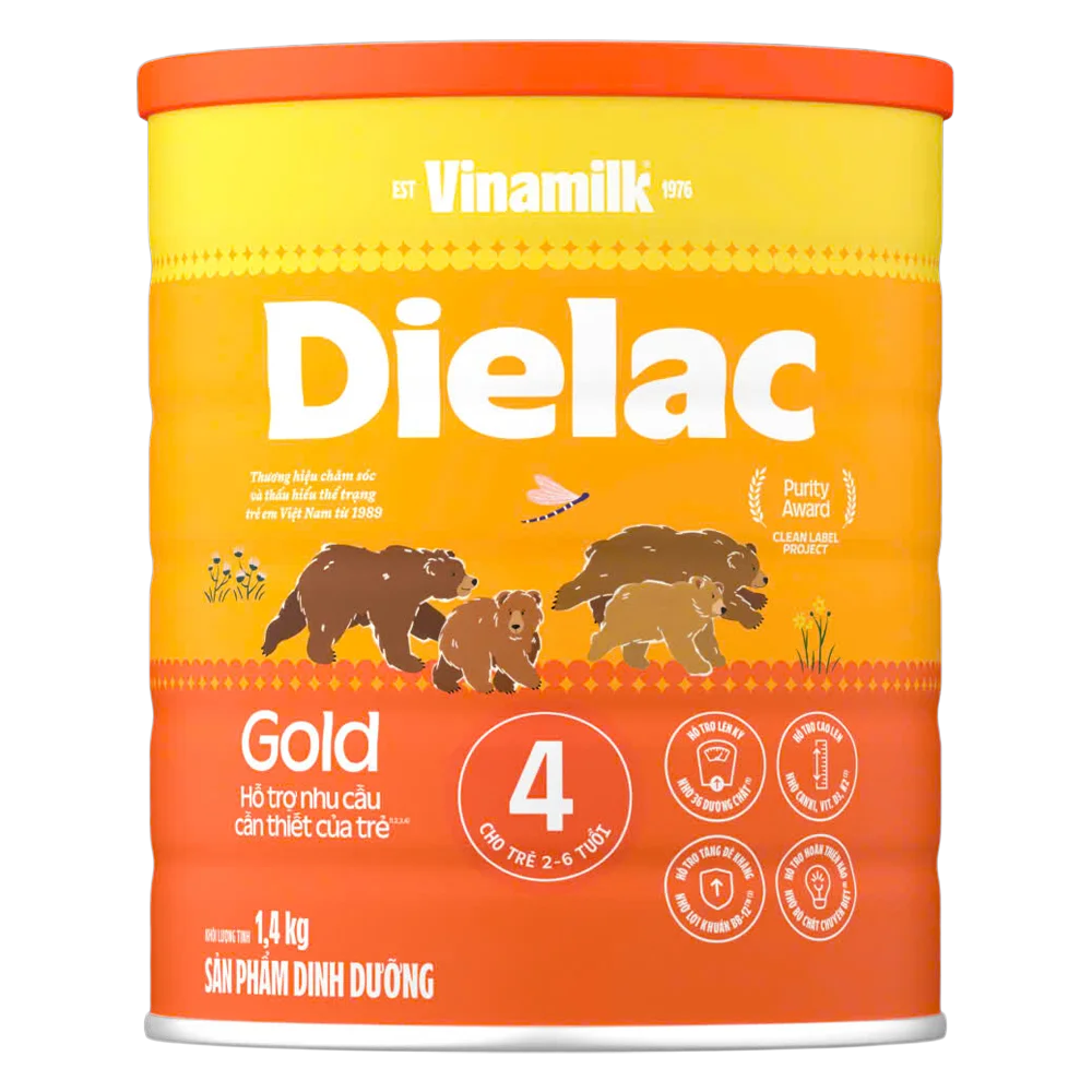 Sữa bột Dielac Gold 4 HT 1400g