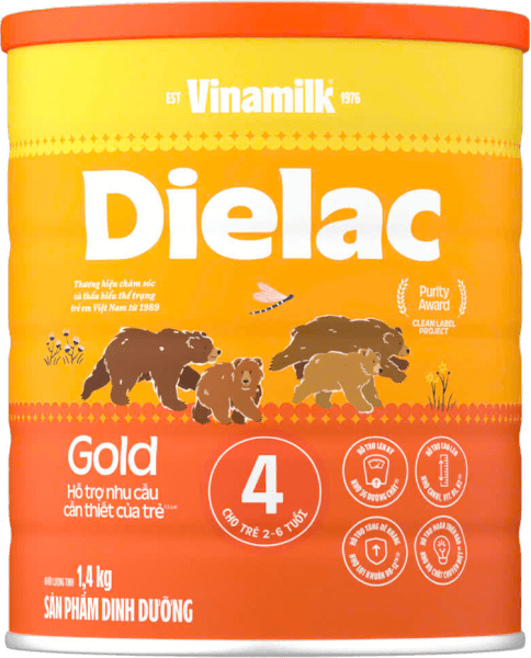 Sữa bột Dielac Gold 4 HT 1400g