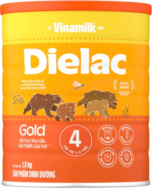 Sữa bột Dielac Gold 4 HT 1400g
