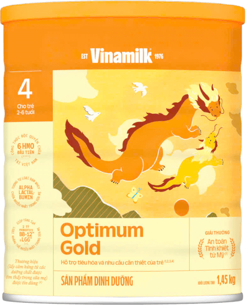 Sữa bột Optimum Gold 4 HT 1450g