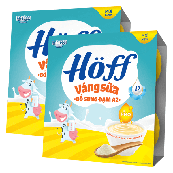 Combo 2 Váng sữa HӦff  - Bổ sung đạm A2 55gr