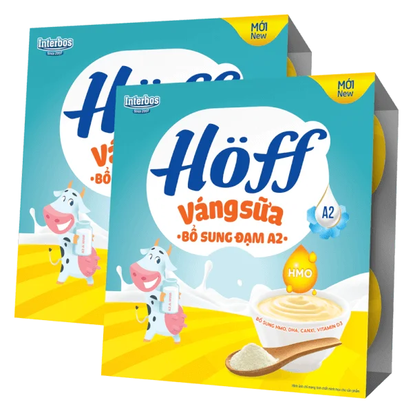 Combo 2 Váng sữa HӦff  - Bổ sung đạm A2 55gr