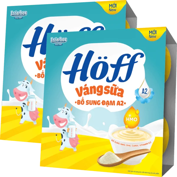 Combo 2 Váng sữa HӦff  - Bổ sung đạm A2 55gr
