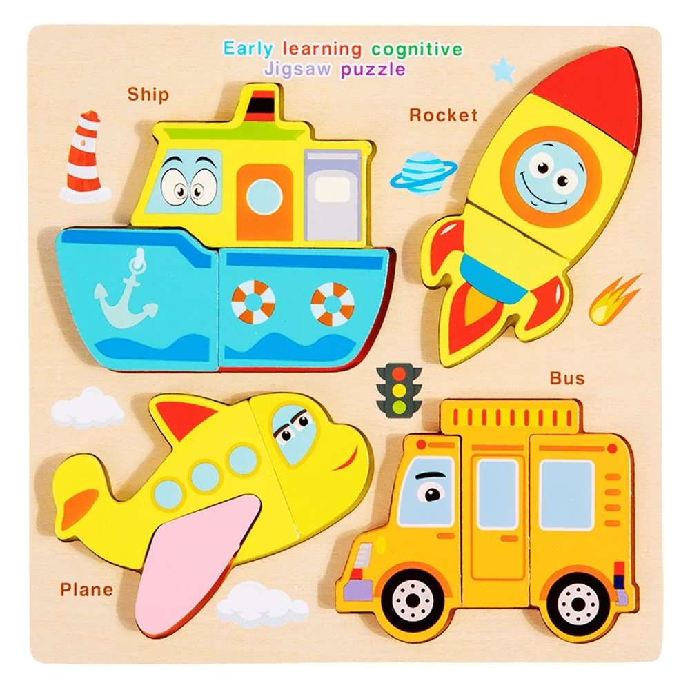 Bộ ghép hình gỗ 4in1 sáng tạo RFD689292 C508