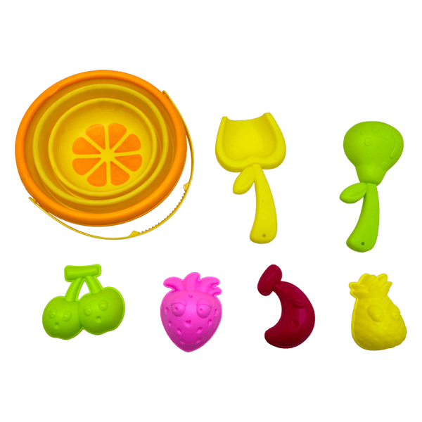 Bộ xô gấp gọn đi biển kèm phụ kiện 7pcs RFD579228 C508 (Vàng)