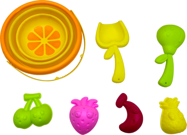 Bộ xô gấp gọn đi biển kèm phụ kiện 7pcs RFD579228 C508 (Vàng)