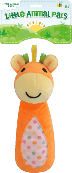 Thú bông hươu cao cổ cầm tay có tiếng chút chít JS068665 C507