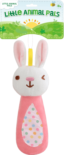 Thú bông thỏ cầm tay có tiếng chút chít JS030116 C507