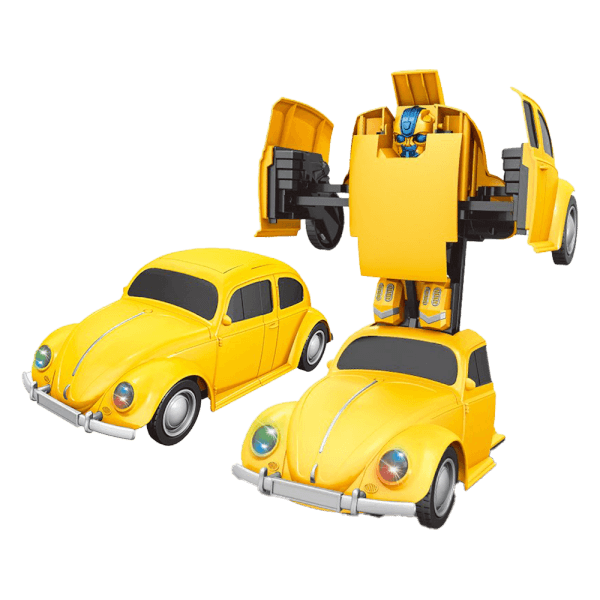 Đồ chơi ô tô biến hình robot tự động có nhạc đèn JS068662 C507