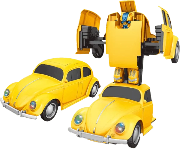 Đồ chơi ô tô biến hình robot tự động có nhạc đèn JS068662 C507