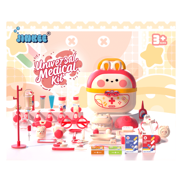 Hộp đồ chơi thỏ bác sĩ nha khoa JS068654 C507