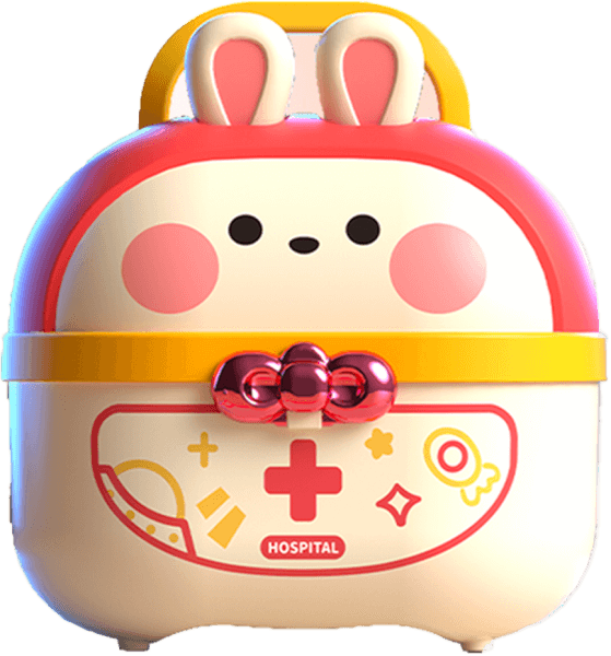 Hộp đồ chơi thỏ bác sĩ nha khoa JS068654 C507