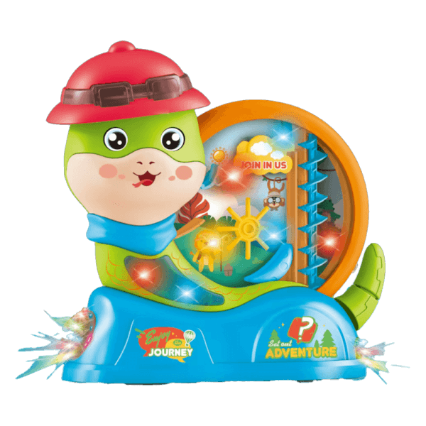 Đồ chơi chú rắn hoạt hình ngộ nghĩnh chạy lắc đuôi và có nhạc đèn JS068650 C507