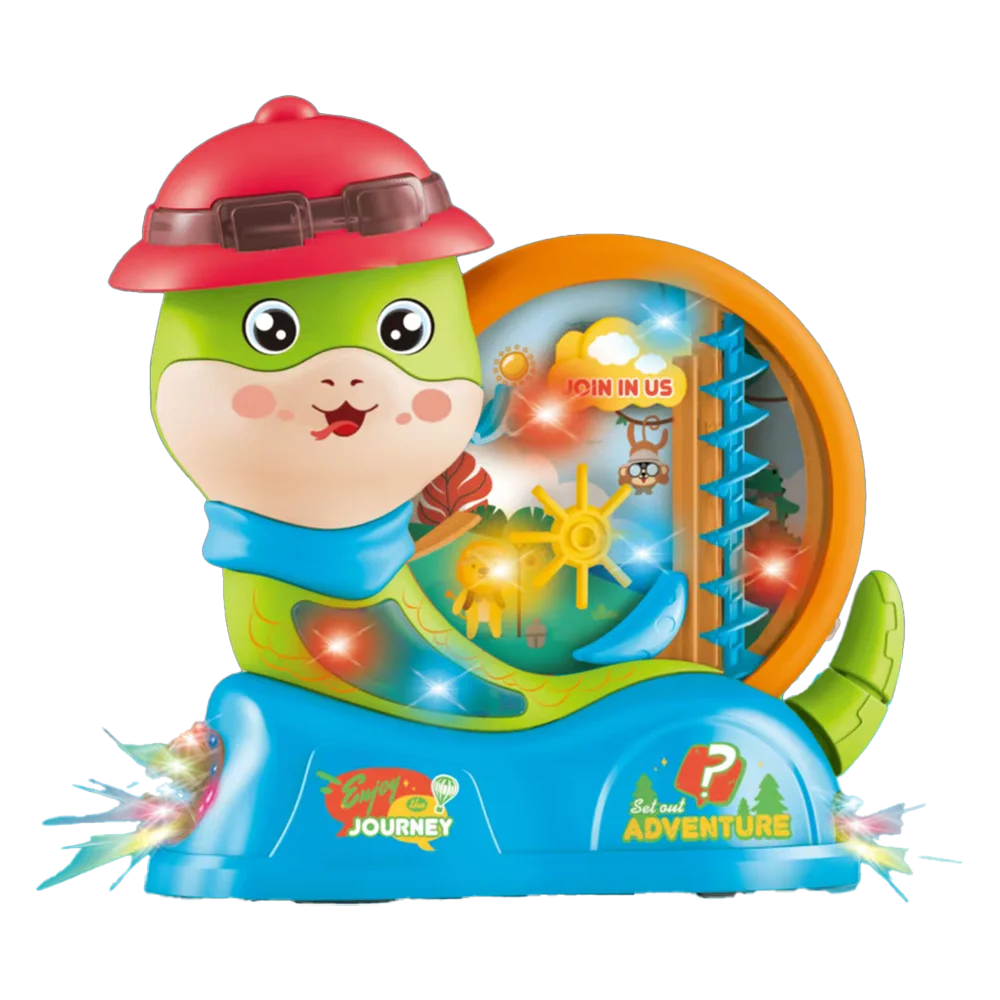 Đồ chơi chú rắn hoạt hình ngộ nghĩnh chạy lắc đuôi và có nhạc đèn JS068650 C507